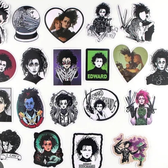 10 Edward scissor hands stickers - Picture 4 of 9